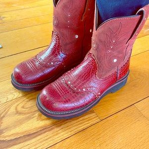 Red Ariat Fatbaby Women’s Ropers